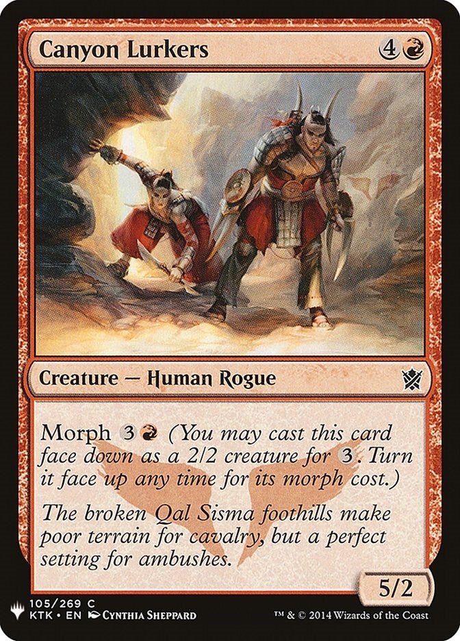 Image for Canyon Lurkers (105) [The List Reprints] - Magic: The Gathering