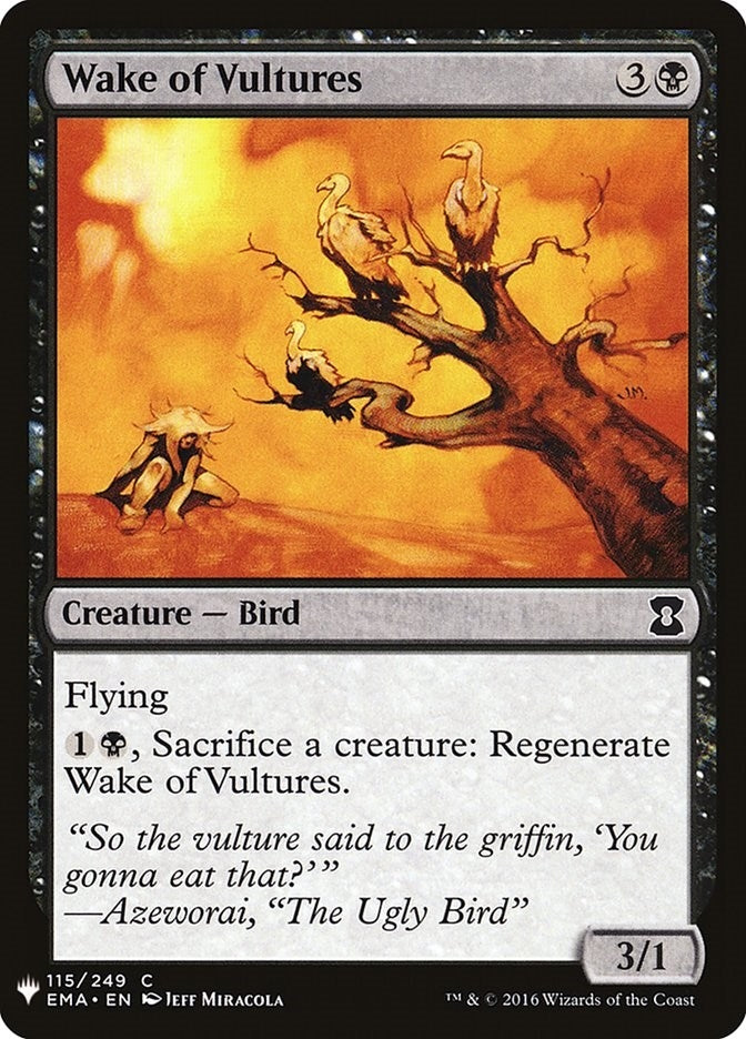 Image for Wake of Vultures (115) [The List Reprints] - Magic: The Gathering