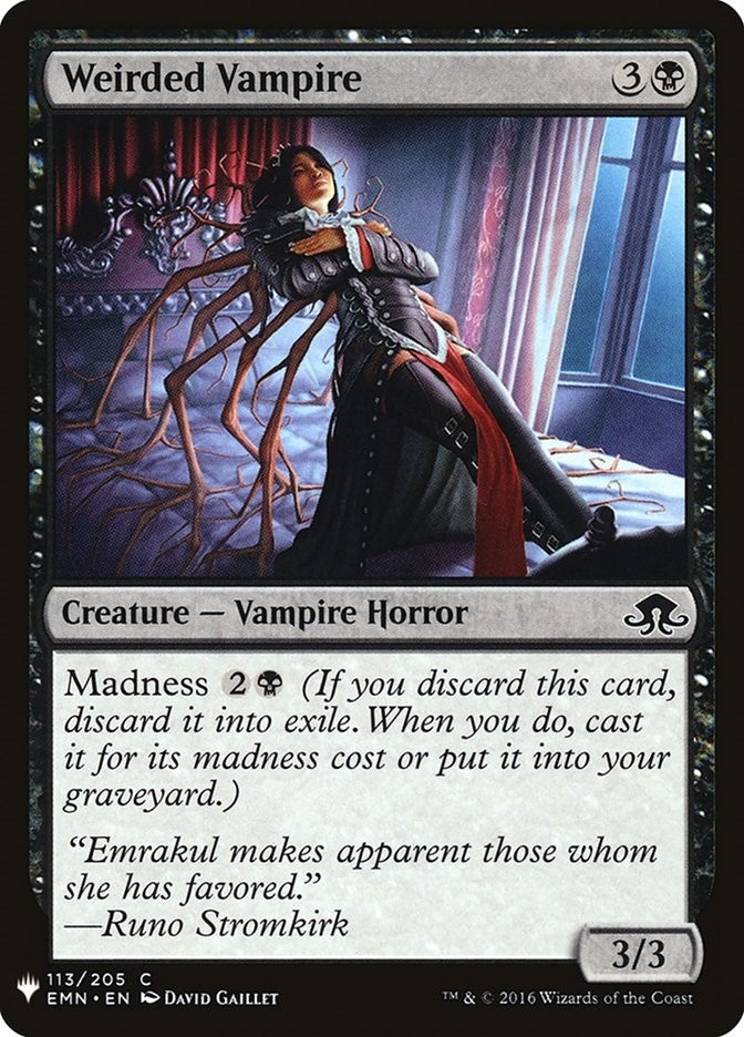 Image for Weirded Vampire (113) [The List Reprints] - Magic: The Gathering