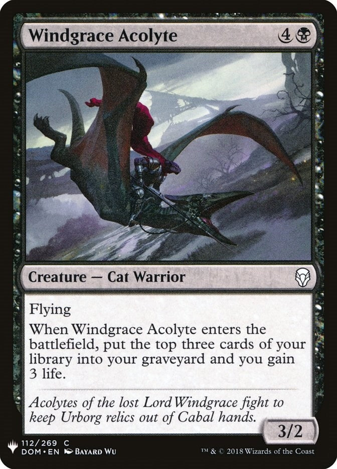 Image for Windgrace Acolyte (112) [The List Reprints] - Magic: The Gathering