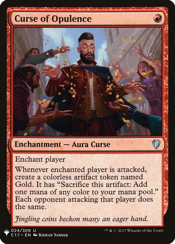 Image for Curse of Opulence (24) [The List Reprints] - Magic: The Gathering
