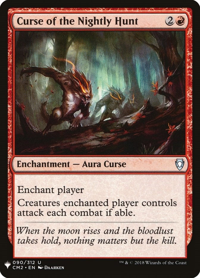 Image for Curse of the Nightly Hunt (90) [The List Reprints] - Magic: The Gathering