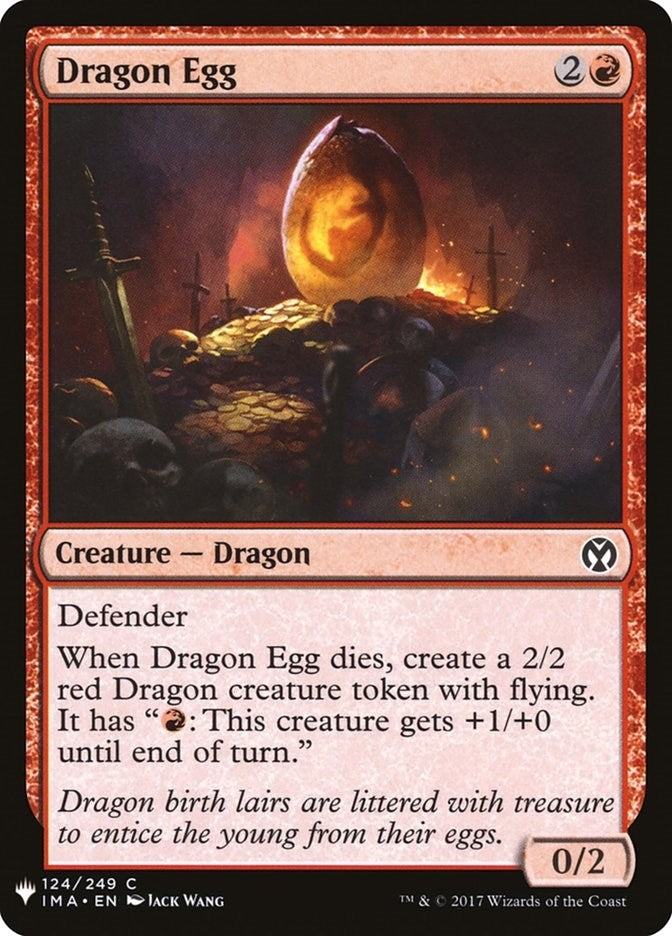 Image for Dragon Egg (124) [The List Reprints] - Magic: The Gathering