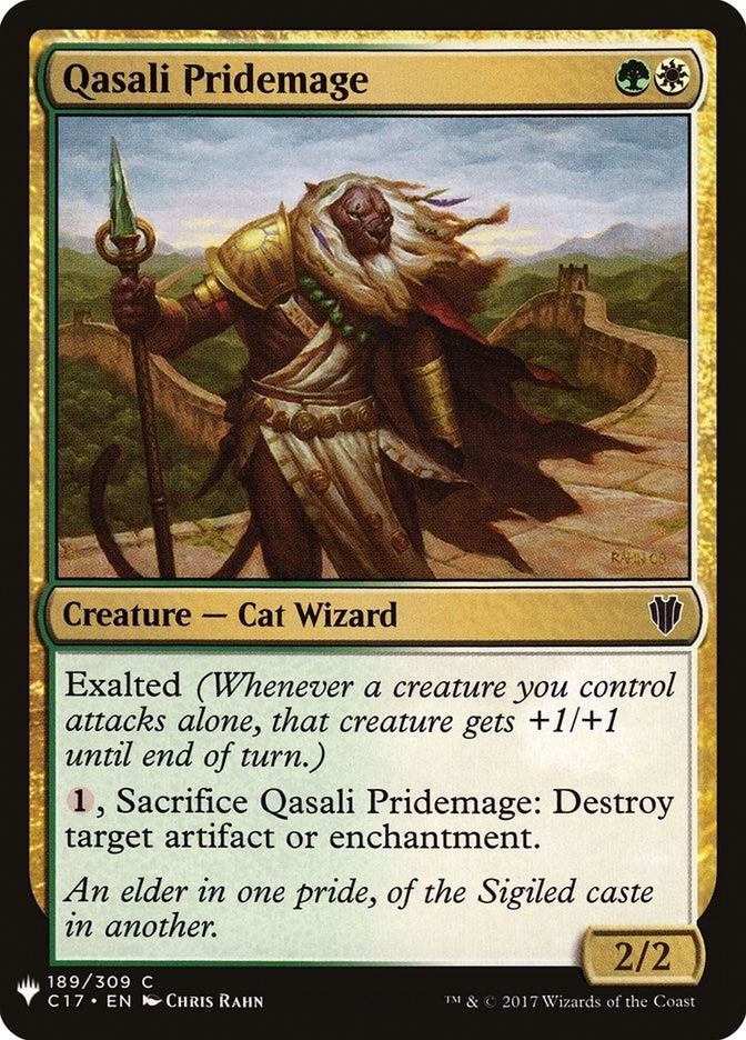 Image for Qasali Pridemage (189) [The List Reprints] - Magic: The Gathering