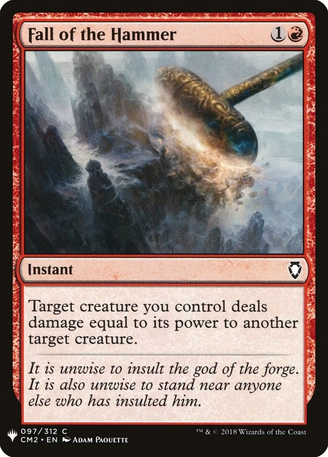 Image for Fall of the Hammer (97) [The List Reprints] - Magic: The Gathering