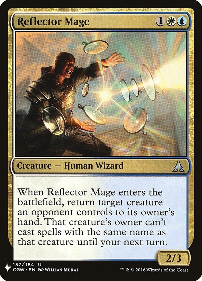 Image for Reflector Mage (157) [The List Reprints] - Magic: The Gathering