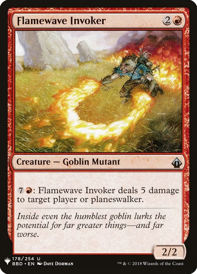 Image for Flamewave Invoker (178) [The List Reprints] - Magic: The Gathering