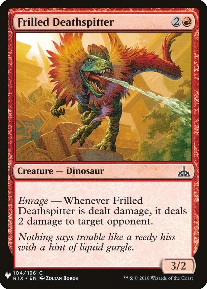 Image for Frilled Deathspitter (104) [The List Reprints] - Magic: The Gathering