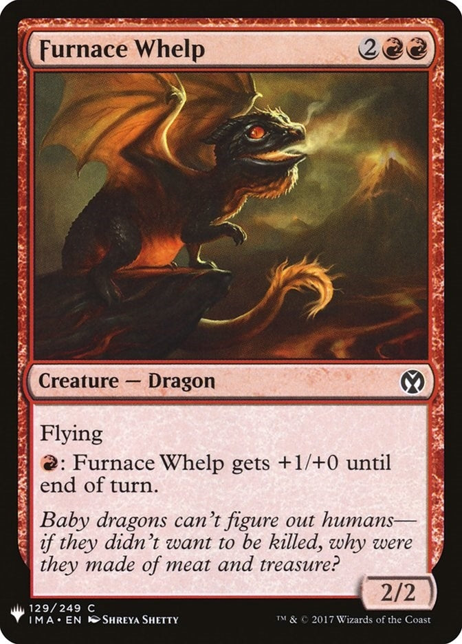 Image for Furnace Whelp (129) [The List Reprints] - Magic: The Gathering