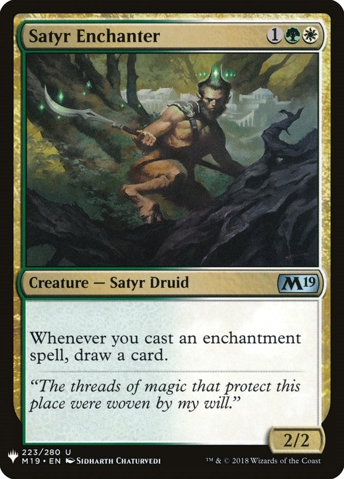 Image for Satyr Enchanter (223) [The List Reprints] - Magic: The Gathering