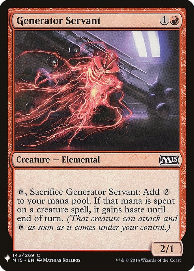 Image for Generator Servant (143) [The List Reprints] - Magic: The Gathering