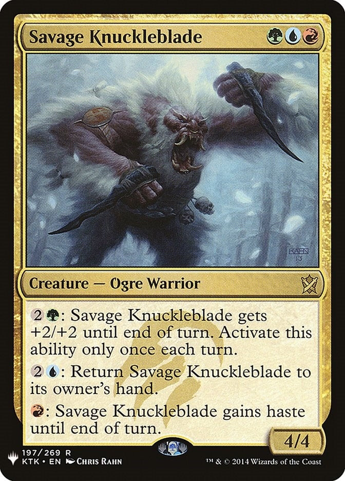 Image for Savage Knuckleblade (197) [The List Reprints] - Magic: The Gathering