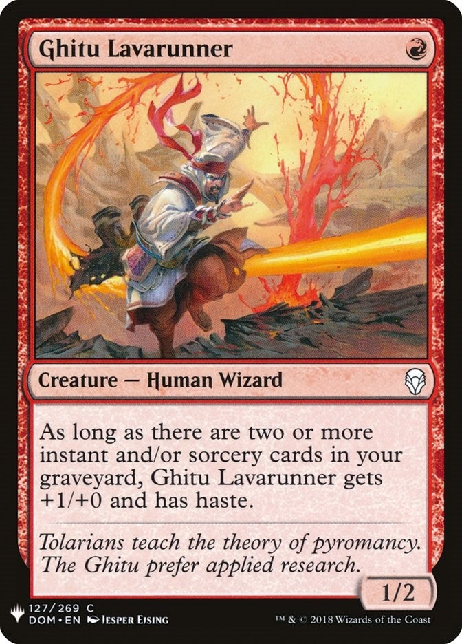 Image for Ghitu Lavarunner (127) [The List Reprints] - Magic: The Gathering