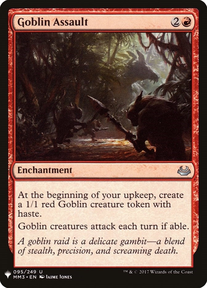 Image for Goblin Assault (95) [The List Reprints] - Magic: The Gathering
