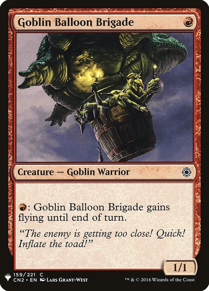 Image for Goblin Balloon Brigade (159) [The List Reprints] - Magic: The Gathering