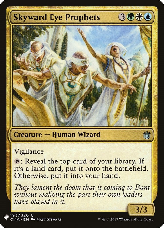 Image for Skyward Eye Prophets (193) [The List Reprints] - Magic: The Gathering