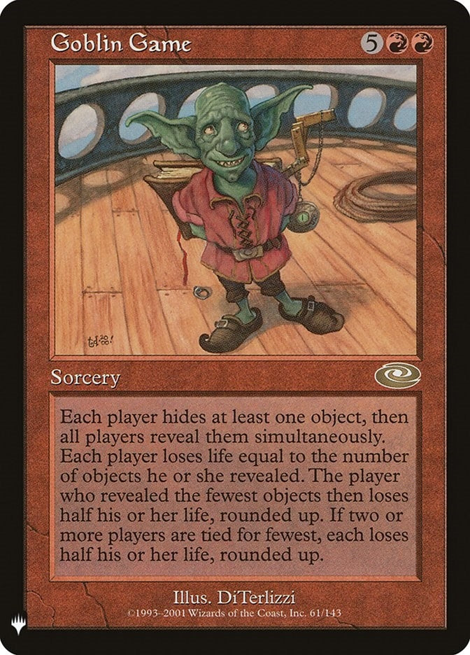 Image for Goblin Game (61/143) [The List Reprints] - Magic: The Gathering