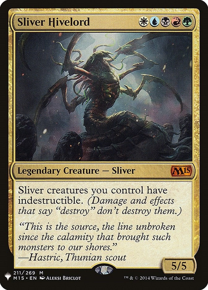 Image for Sliver Hivelord (211) [The List Reprints] - Magic: The Gathering