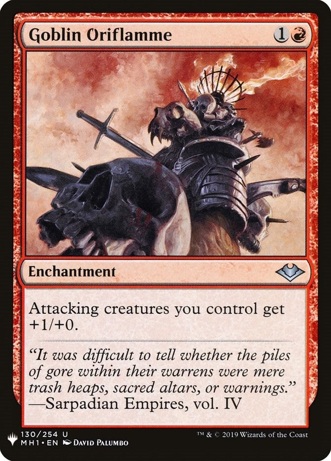 Image for Goblin Oriflamme (130) [The List Reprints] - Magic: The Gathering
