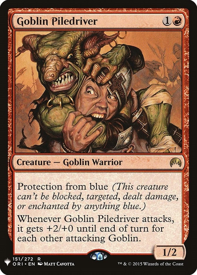 Image for Goblin Piledriver (151) [The List Reprints] - Magic: The Gathering