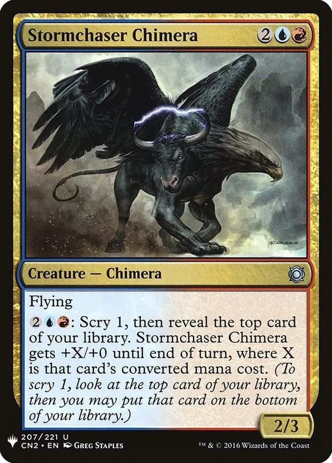 Image for Stormchaser Chimera (207) [The List Reprints] - Magic: The Gathering