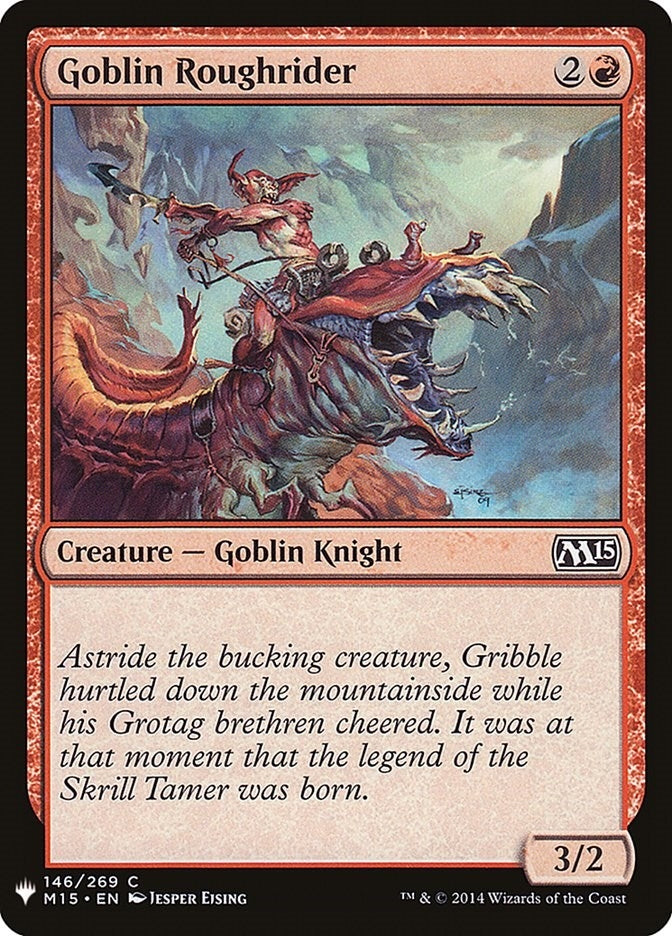 Image for Goblin Roughrider (146) [The List Reprints] - Magic: The Gathering