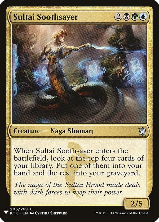 Image for Sultai Soothsayer (205) [The List Reprints] - Magic: The Gathering