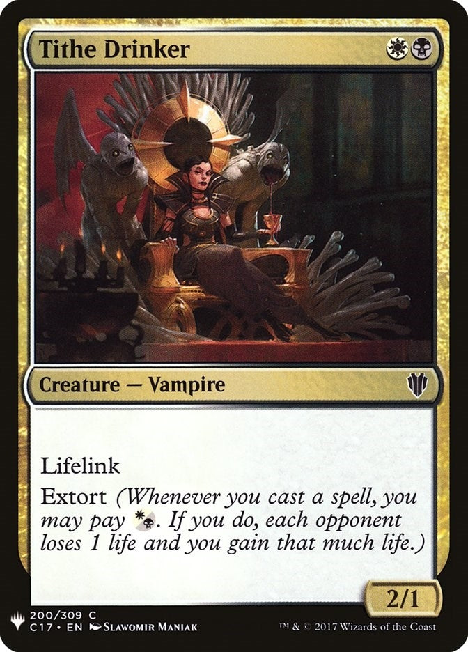 Image for Tithe Drinker (200) [The List Reprints] - Magic: The Gathering