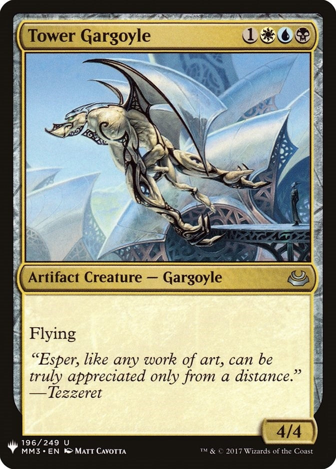 Image for Tower Gargoyle (196) [The List Reprints] - Magic: The Gathering