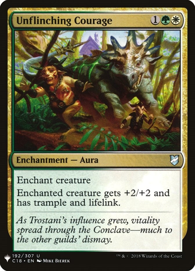 Image for Unflinching Courage (192) [The List Reprints] - Magic: The Gathering