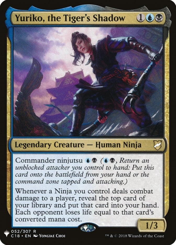 Image for Yuriko, the Tiger's Shadow (052/307) [The List Reprints] - Magic: The Gathering