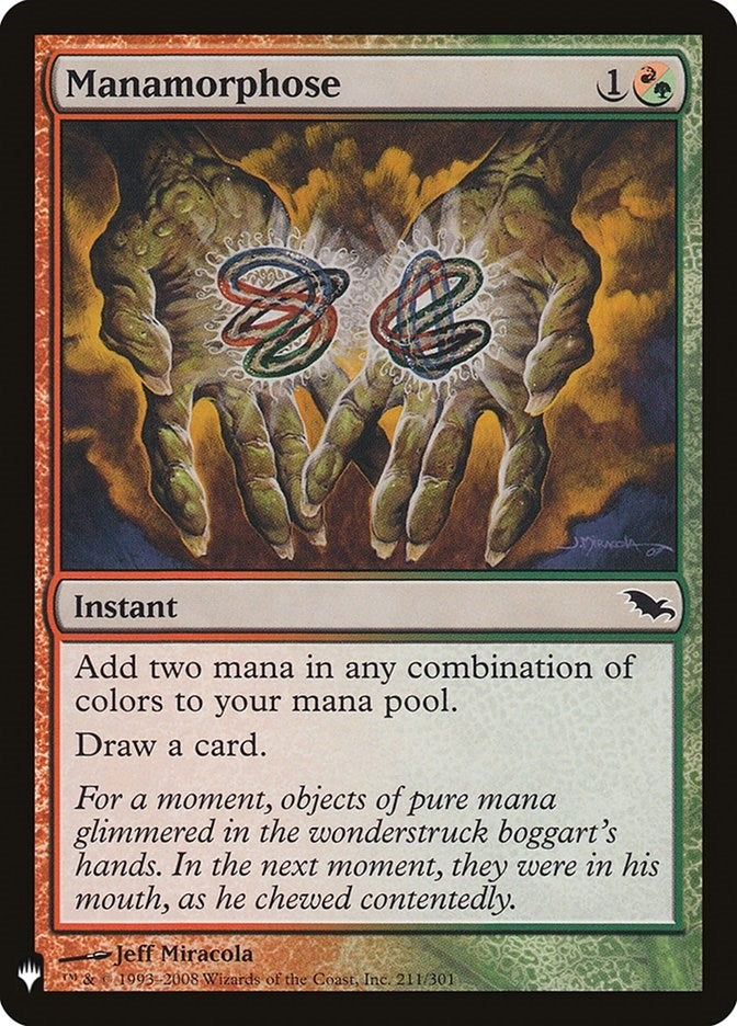 Image for Manamorphose (211) [The List Reprints] - Magic: The Gathering
