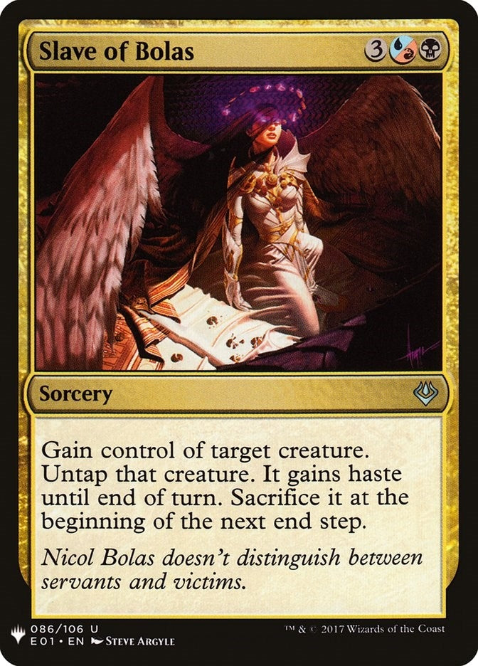 Image for Slave of Bolas (86) [The List Reprints] - Magic: The Gathering
