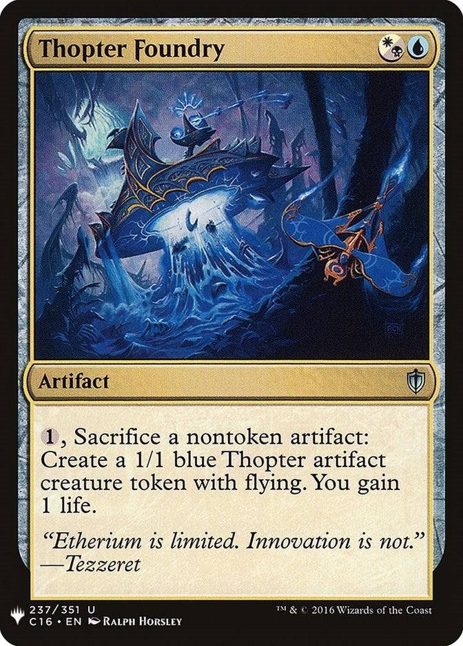 Image for Thopter Foundry (C16) (237) [The List Reprints] - Magic: The Gathering