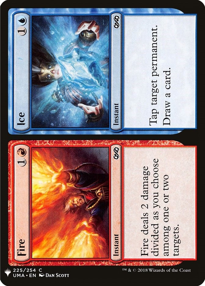 Image for Fire // Ice (225) [The List Reprints] - Magic: The Gathering