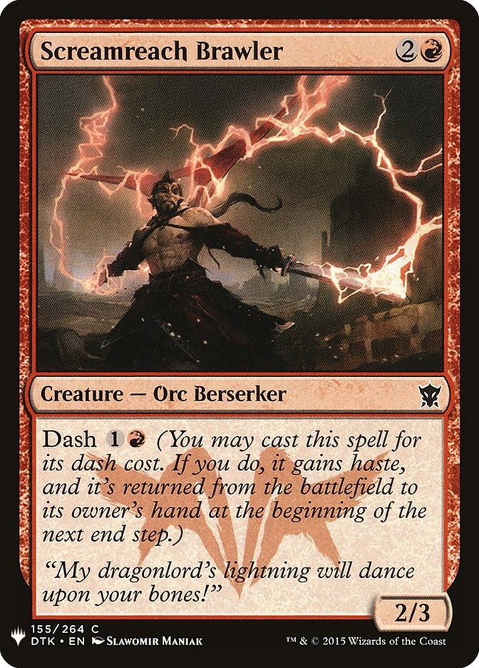 Image for Screamreach Brawler (155) [The List Reprints] - Magic: The Gathering
