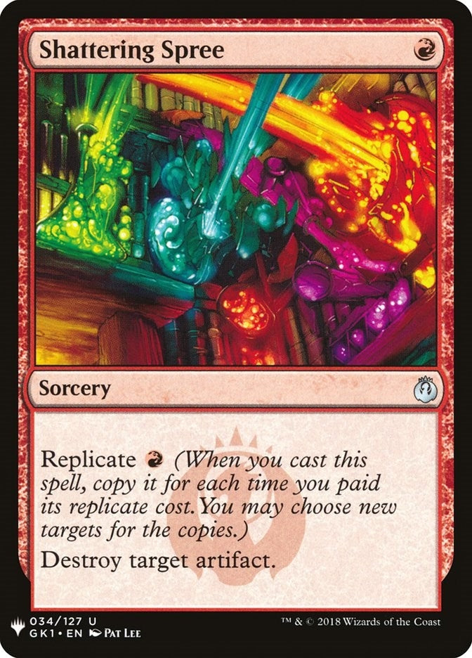 Image for Shattering Spree (34) [The List Reprints] - Magic: The Gathering