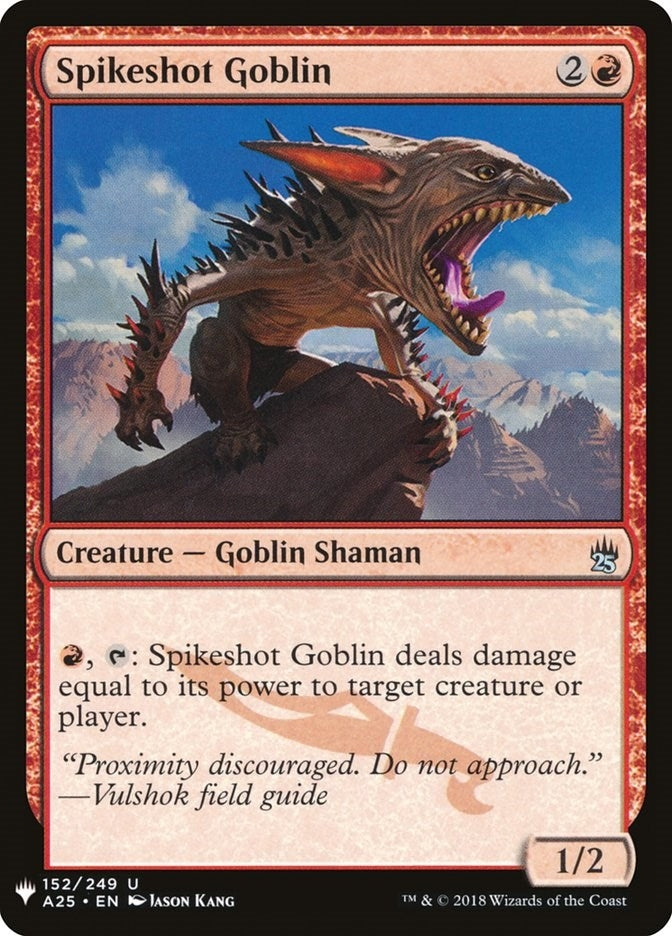 Image for Spikeshot Goblin (152) [The List Reprints] - Magic: The Gathering
