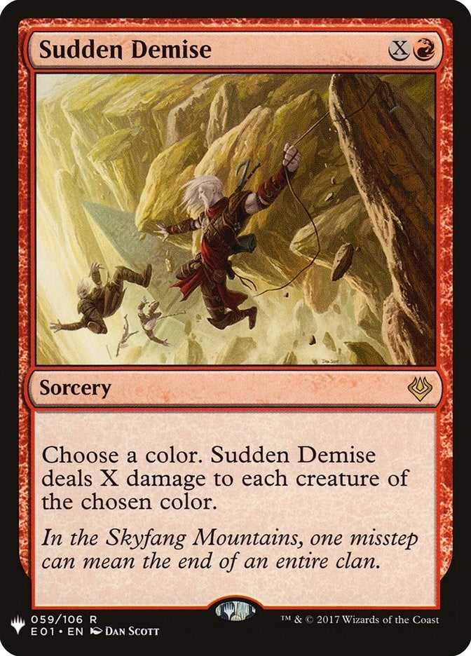 Image for Sudden Demise (059/106) [The List Reprints] - Magic: The Gathering