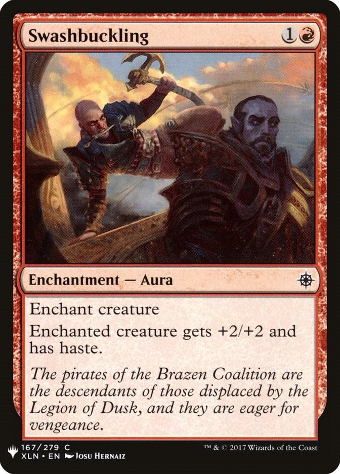 Image for Swashbuckling (167) [The List Reprints] - Magic: The Gathering