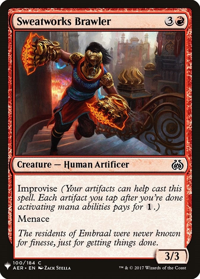 Image for Sweatworks Brawler (100) [The List Reprints] - Magic: The Gathering