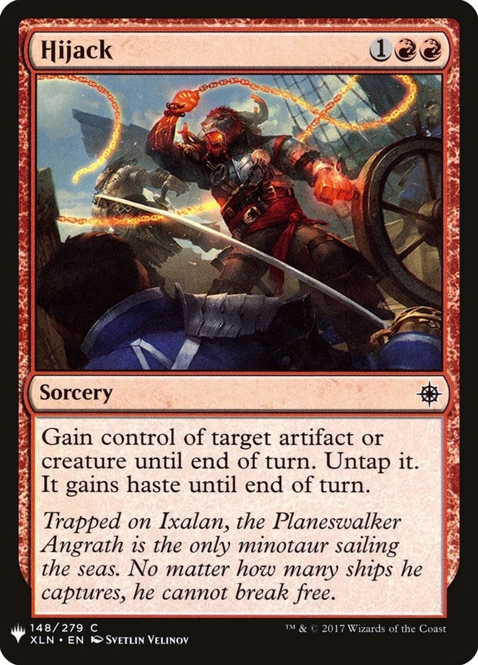Image for Hijack (148) [The List Reprints] - Magic: The Gathering