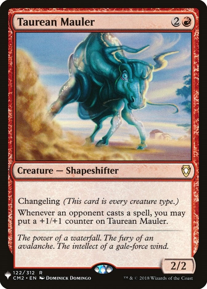 Image for Taurean Mauler (CM2) (122) [The List Reprints] - Magic: The Gathering