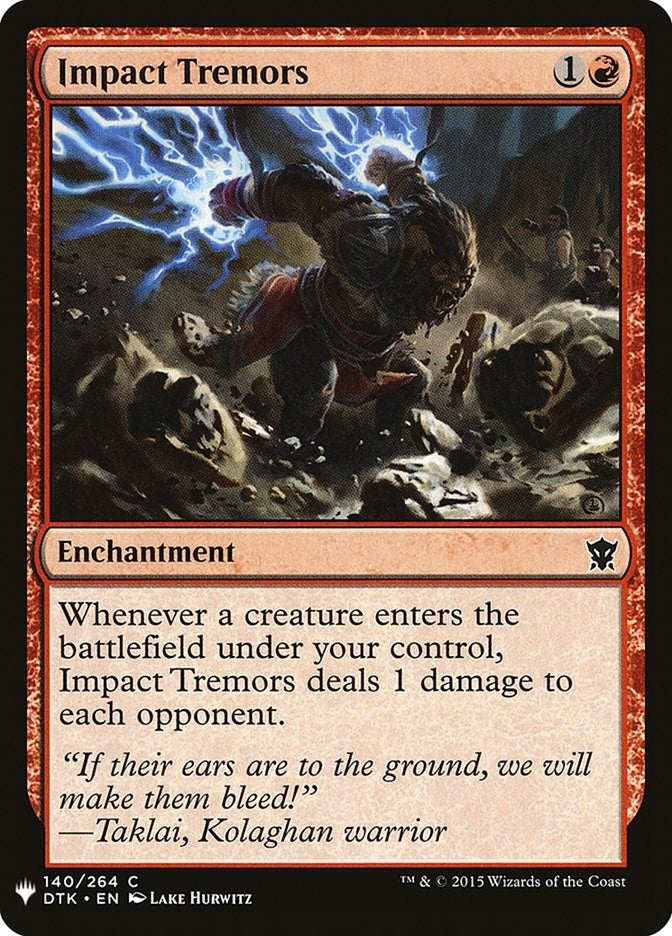 Impact Tremors (140) [The List Reprints]