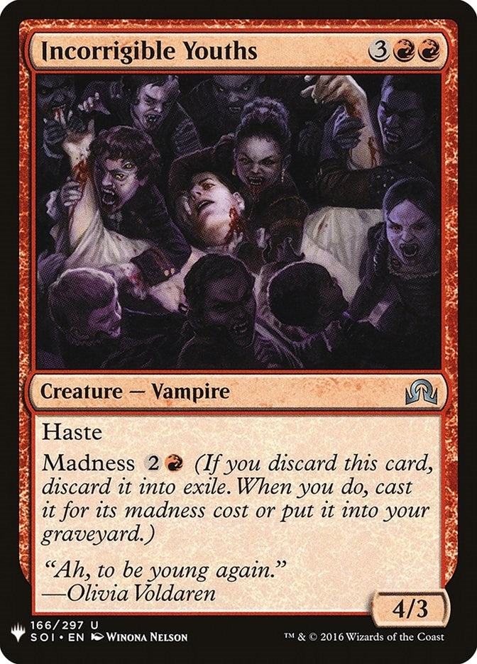 Image for Incorrigible Youths (166) [The List Reprints] - Magic: The Gathering