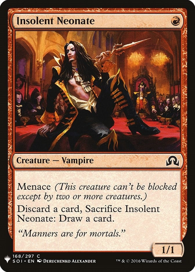 Image for Insolent Neonate (168) [The List Reprints] - Magic: The Gathering