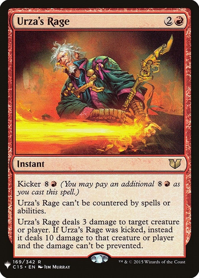 Image for Urza's Rage (169/342) [The List Reprints] - Magic: The Gathering