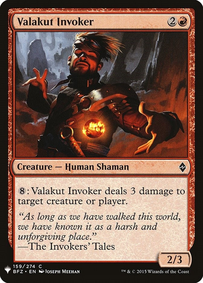 Image for Valakut Invoker (159) [The List Reprints] - Magic: The Gathering