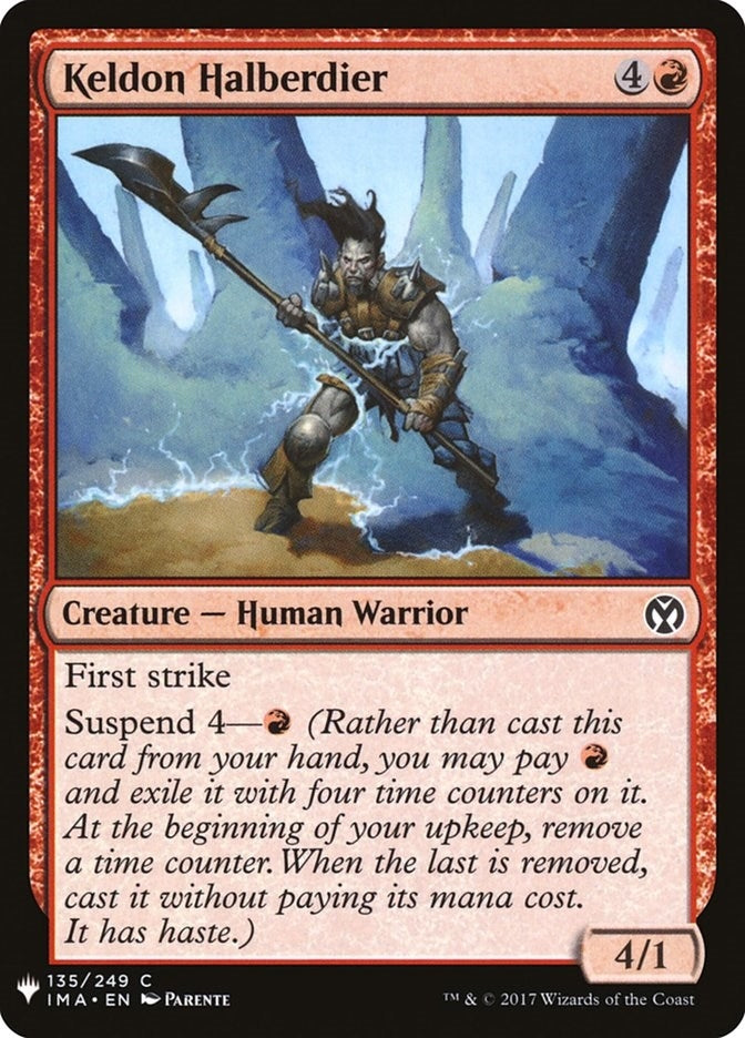 Image for Keldon Halberdier (135) [The List Reprints] - Magic: The Gathering