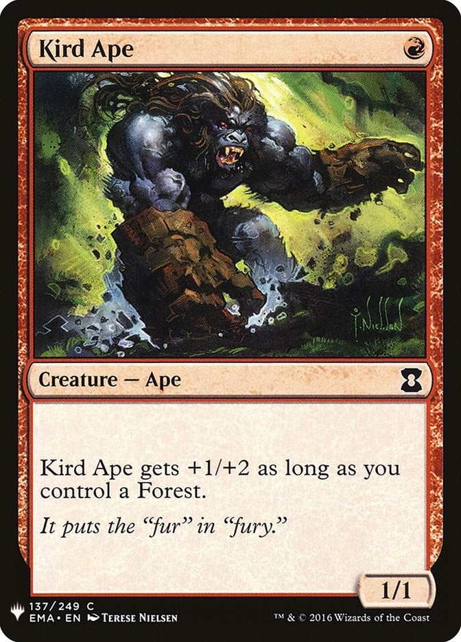 Image for Kird Ape (137) [The List Reprints] - Magic: The Gathering